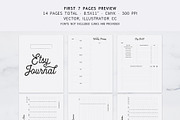 Fully Editable Etsy Journal, a Stationery Template by Cuppakeri (Thumbnail 2 of 7)