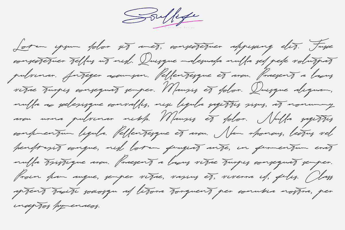 Soullife | Signature Script, a Script Font by Mozyen Studio (Photo 3 of 12)
