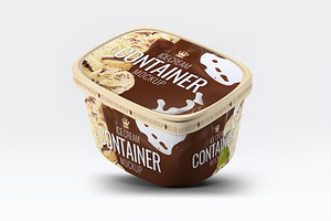 Ice Cream Container Mock-Up