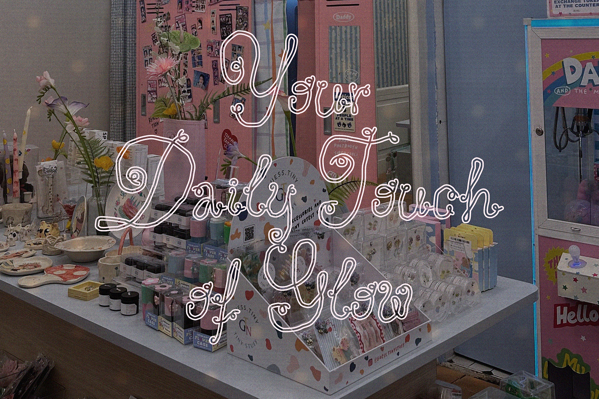 One Wish Playful Curly Font, a Script Font by AnMark (Photo 9 of 11)