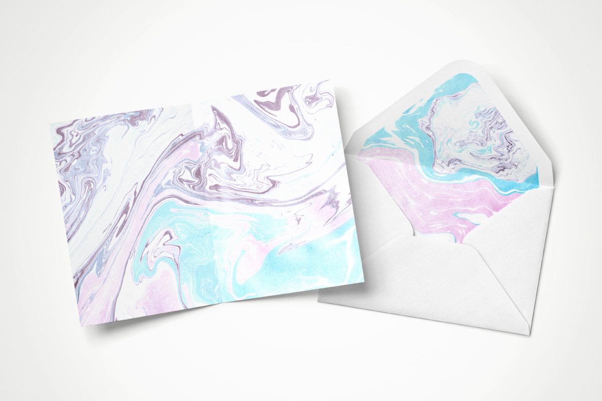 Suminagashi Marble Textures, a Texture Graphic by QueenDesigns (Photo 3 of 7)