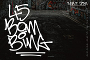 45 Bombing – Street Graffiti Font, a Blackletter Font by SemutHitam Creative (Thumbnail 1 of 9)