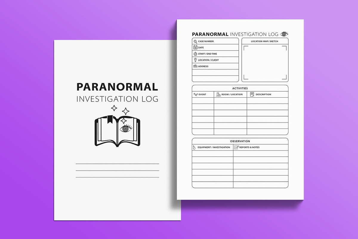 Paranormal Investigation Notebook
