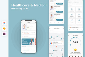 Healthcare & Medical App UI Kit