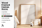 Wood Framed Canvas DIN A PSD Mockup, a Household Mockup by Julian Adams (Thumbnail 3 of 3)