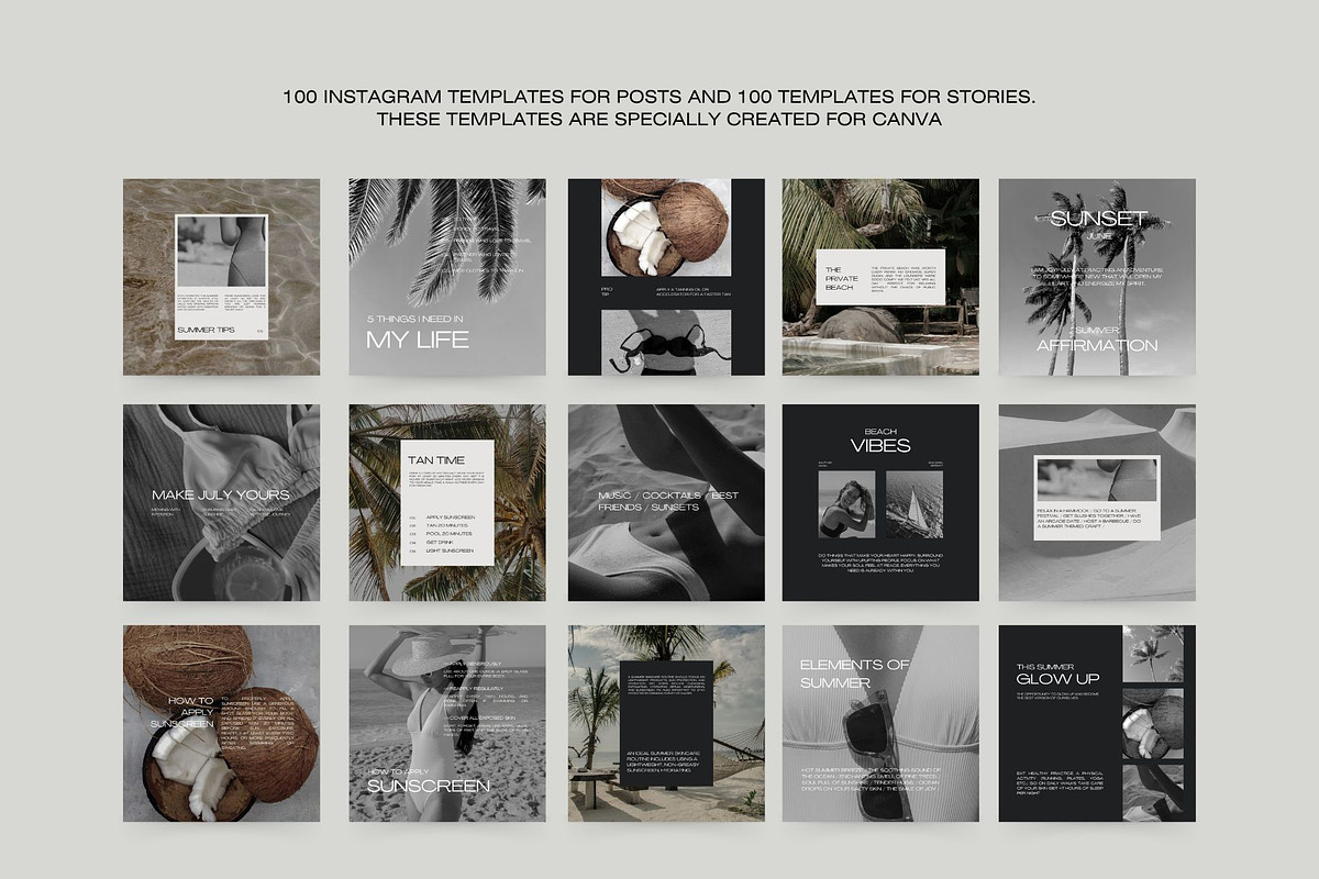Aesthetic Instagram Templates XVI, a Social Media Template by Instprofi | Studio Estimo (Photo 5 of 10)