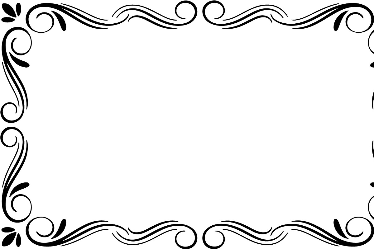 Elegant Decorative Border Frame, a Decorative Illustration by himelgfx (Photo 11 of 21)
