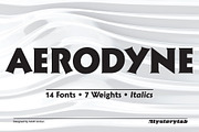 Aerodyne Font Family, a Serif Font by Mysterylab Designs (Thumbnail 3 of 9)