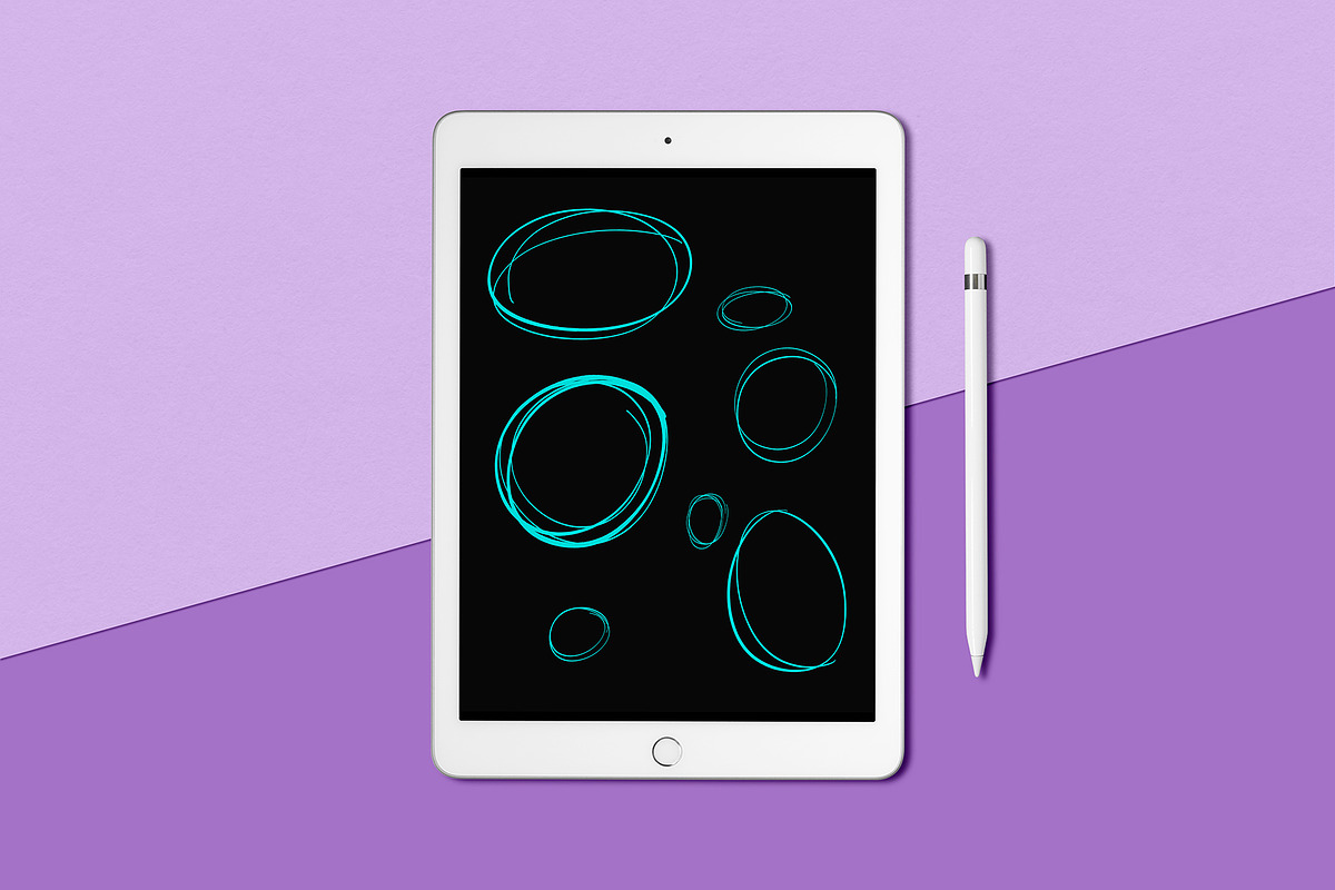 30 Frame Brushes for Procreate App, a Brush Add-On by Molly Jacques (Photo 4 of 6)