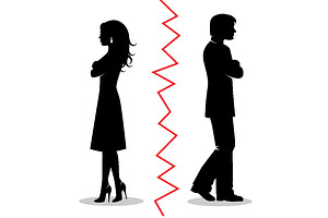 the couple quarreled and turned away