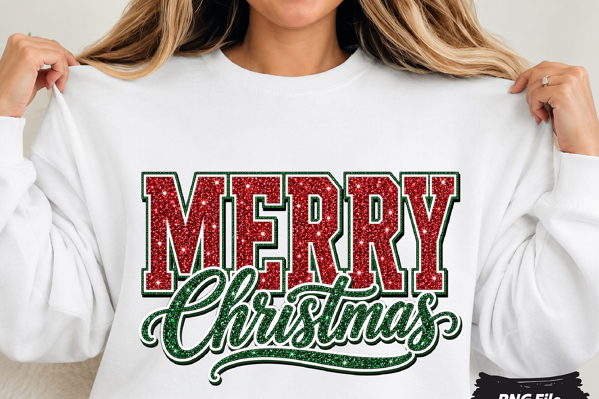 Sparkle Sequin Christmas Png, a Seasonal Illustration by DreamCafeArt (Photo 1 of 7)