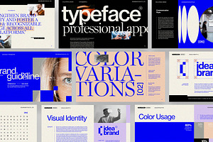 Brand Guideline Presentation Layout, a Presentation Template by BrandPacks