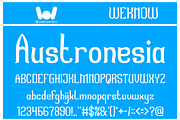 Austronesia font, a Font by weknow (Thumbnail 1 of 8)