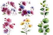 Watercolor Spring Clipart Bundle, a Healthcare Illustration by DreamCafeArt (Thumbnail 7 of 8)