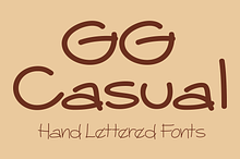GG Casual - Hand Lettered Fonts
