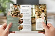 Flower Shop Trifold Brochure, a Brochure Template by WheelieMonkey (Thumbnail 3 of 3)