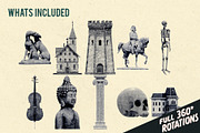 Aged Halftones - Collage Creator, an Object Graphic by Template Haven (Thumbnail 10 of 12)