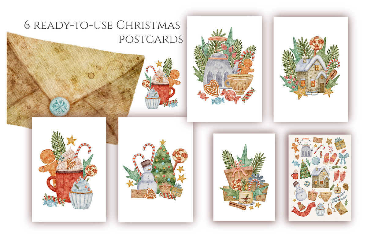 Hand-Drawn Christmas Magic, a Graphic by Kattypainting (Photo 3 of 6)