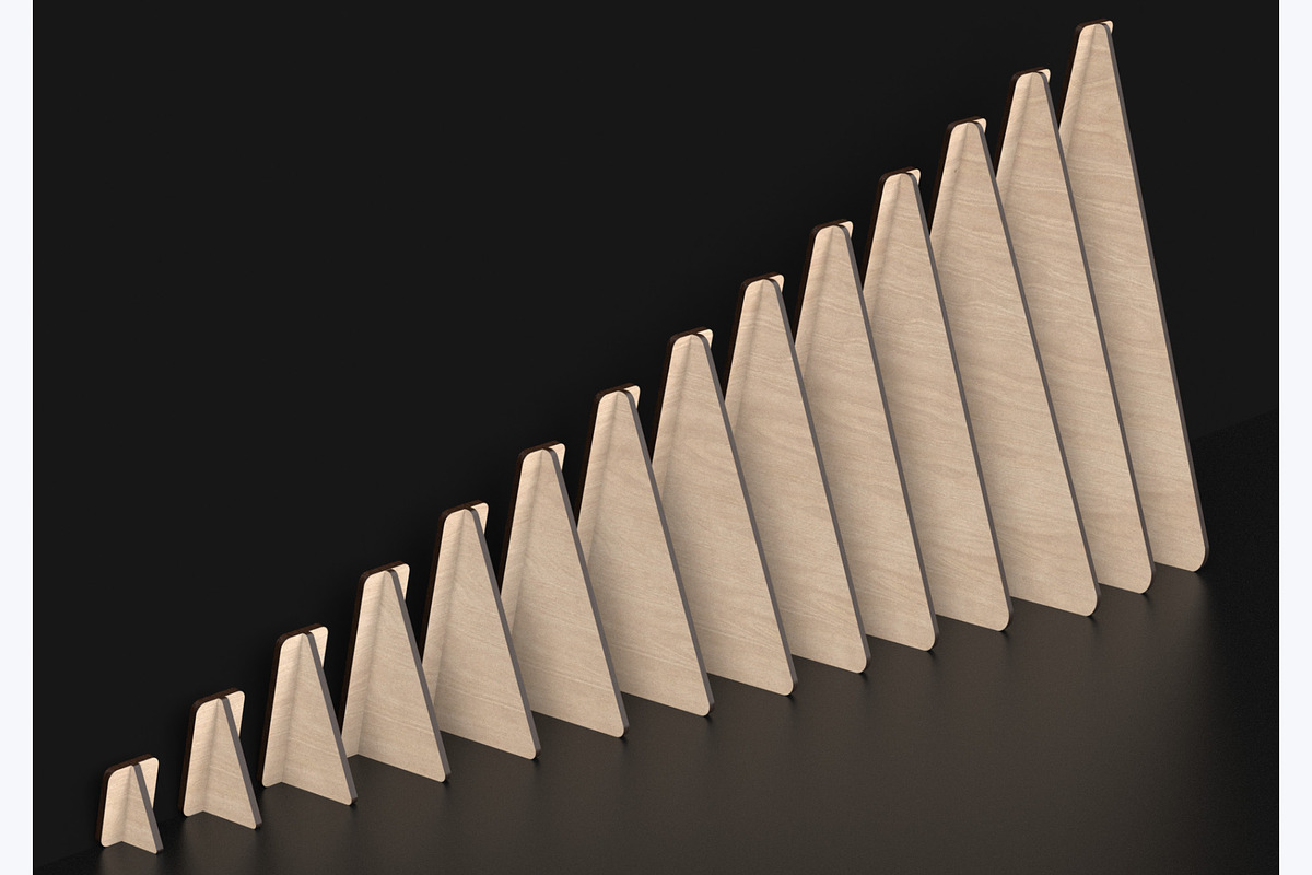 Triangle Easel Stand Backs, an Object Graphic by ThemeXDigital (Photo 8 of 9)