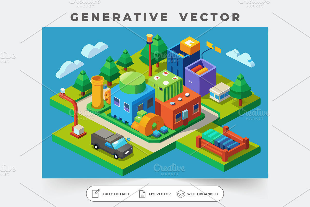 A vibrant illustration of a modern r, a Graphic by SouravDesign