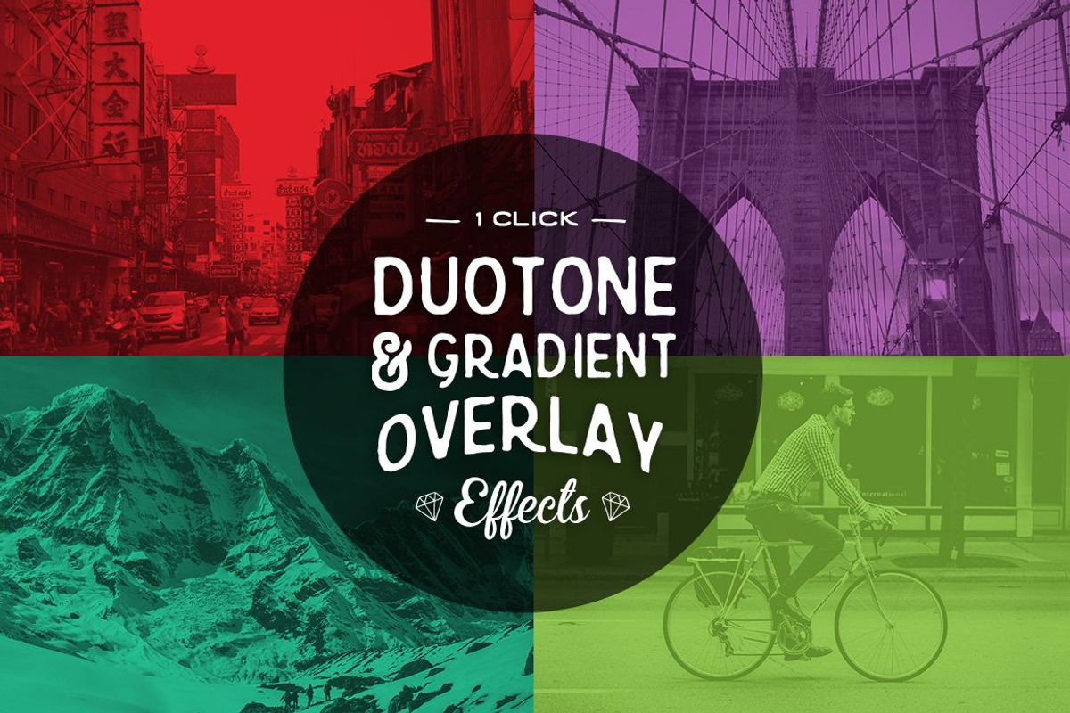 Duotone Photoshop Actions, an Action Add-On by S K Y B O X (Photo 1 of 5)