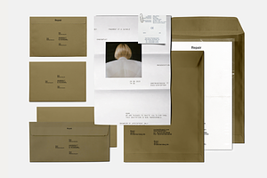Branding Stationery Envelope Mockup