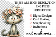 Whimsical Mother's Day Cats Clipart, an Illustration by Daily.Designs (Thumbnail 2 of 6)