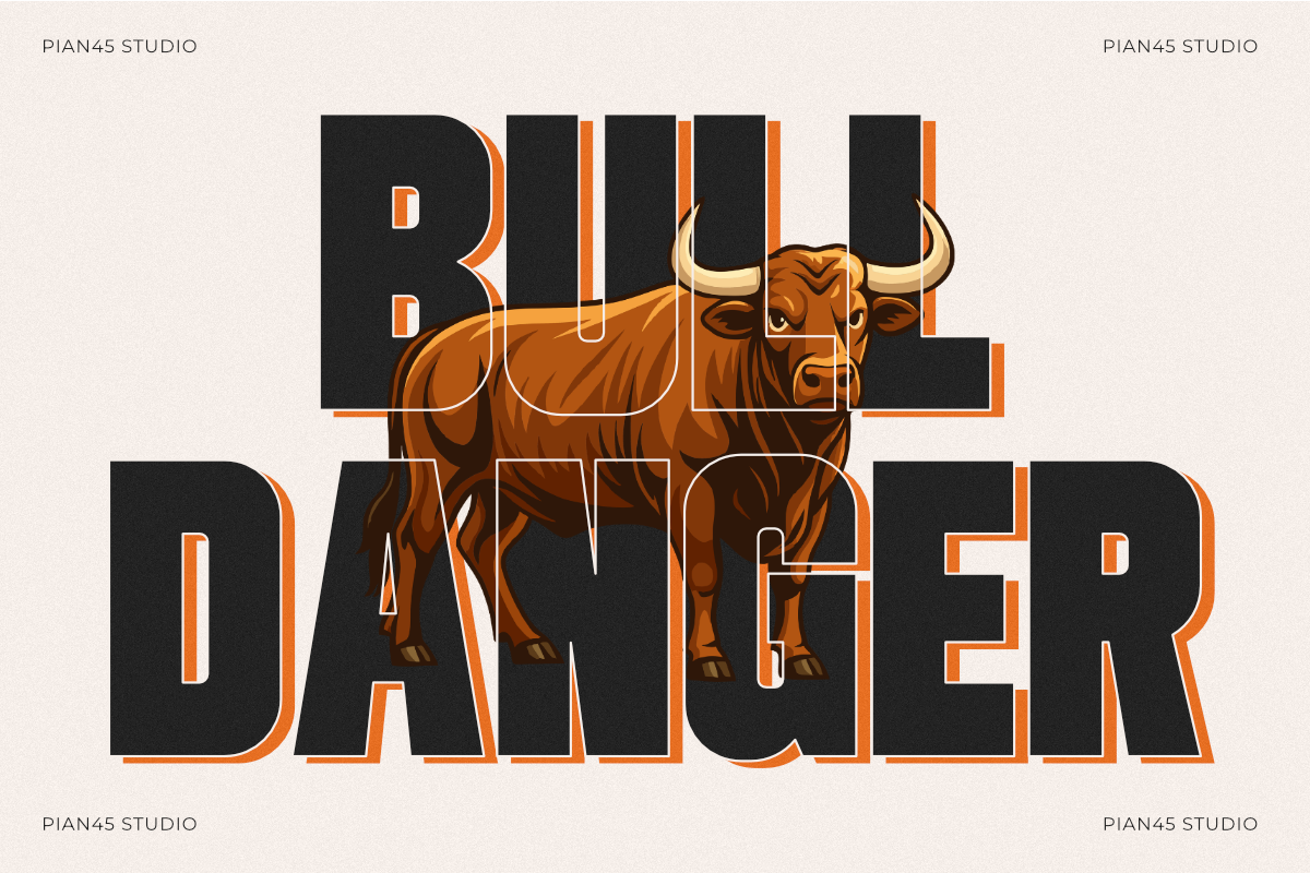 Bullsheet - Bold Condensed Sans Font, a Sans Serif Font by Pian45 Studio (Photo 5 of 8)