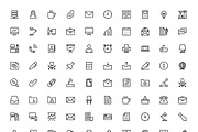 180 Office line icons, an Icon by Dinosoftlabs (Thumbnail 2 of 2)