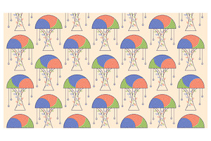 Repeating Pattern, a Decorative Illustration by Creative Backgrounds