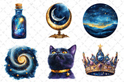 Midnight Reverie Clipart PNG, an Illustration by Dream Creation (Thumbnail 4 of 5)