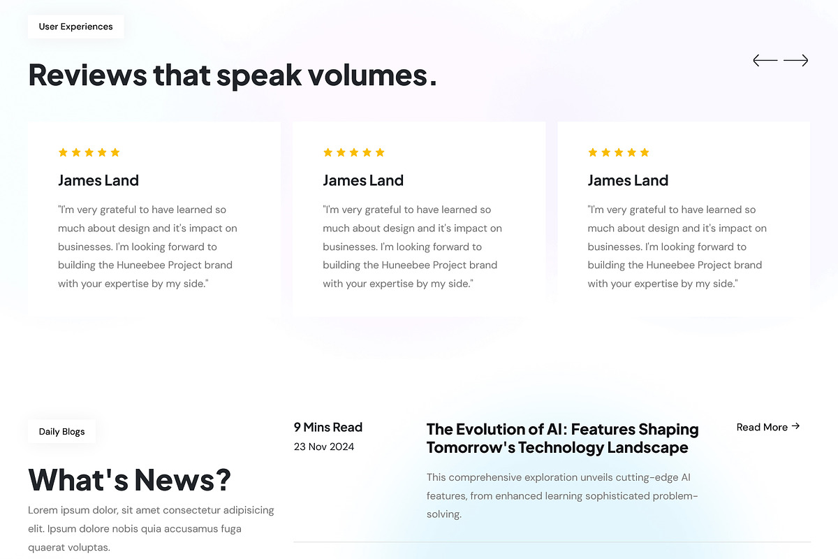 Aithm - AI Agency & Startup Template preview 3