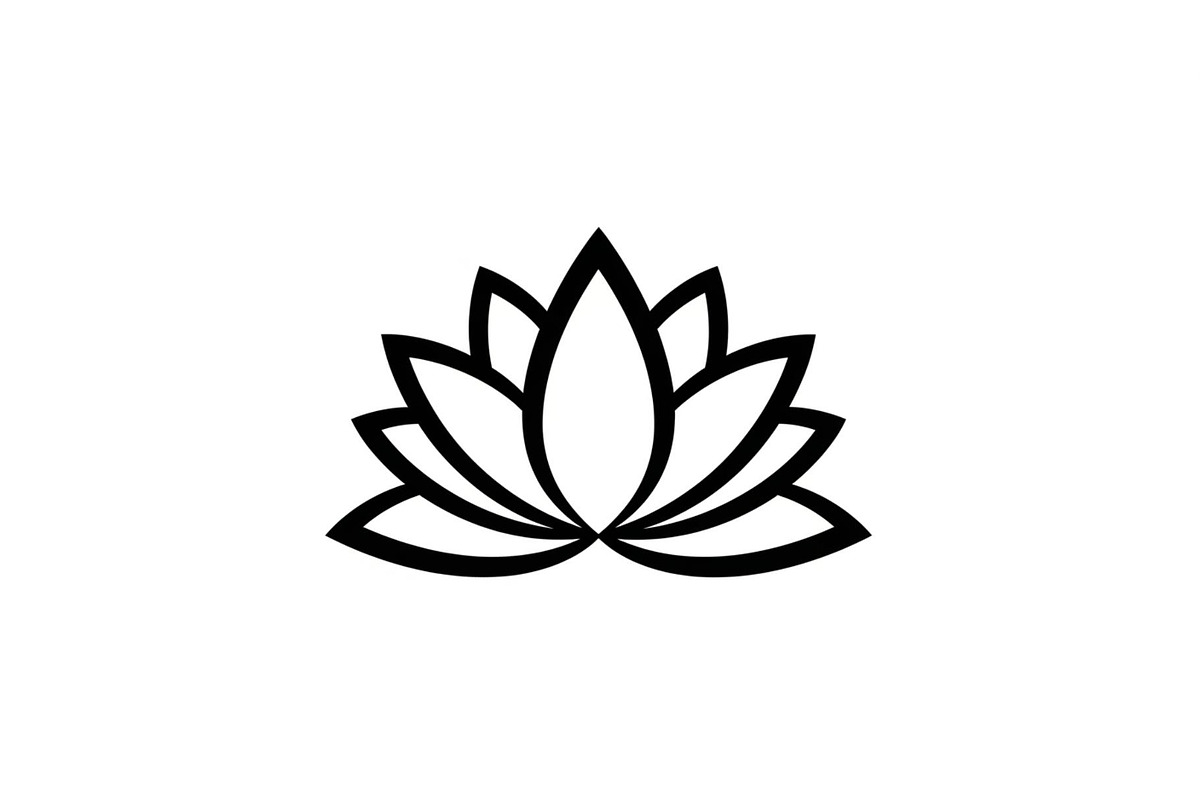 Lotus Flower Vector Icon Bundle, an Illustration by yasushie (Photo 8 of 51)