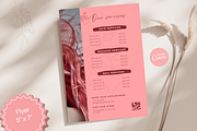Hair & Beauty Salon Canva Templates, a Marketing Template by PaolaroiDesign (Thumbnail 5 of 6)