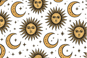Celestial art design featuring sun, an Arts & Entertainment Photo by ZinetroN