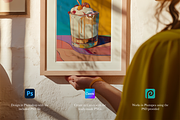 A4 Frame Mockup, a Poster Template by The White Space Co. (Thumbnail 3 of 5)