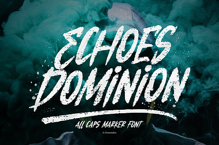 Echoes Dominion | Marker Font, a Font by Denustudios