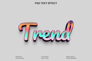 Trendy Glossy 3D Text Effect, a Layer Style Add-On by Imamul001