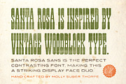Santa Rosa Vintage Font Duo, a Sans Serif Font by Molly Suber Thorpe (Thumbnail 2 of 15)
