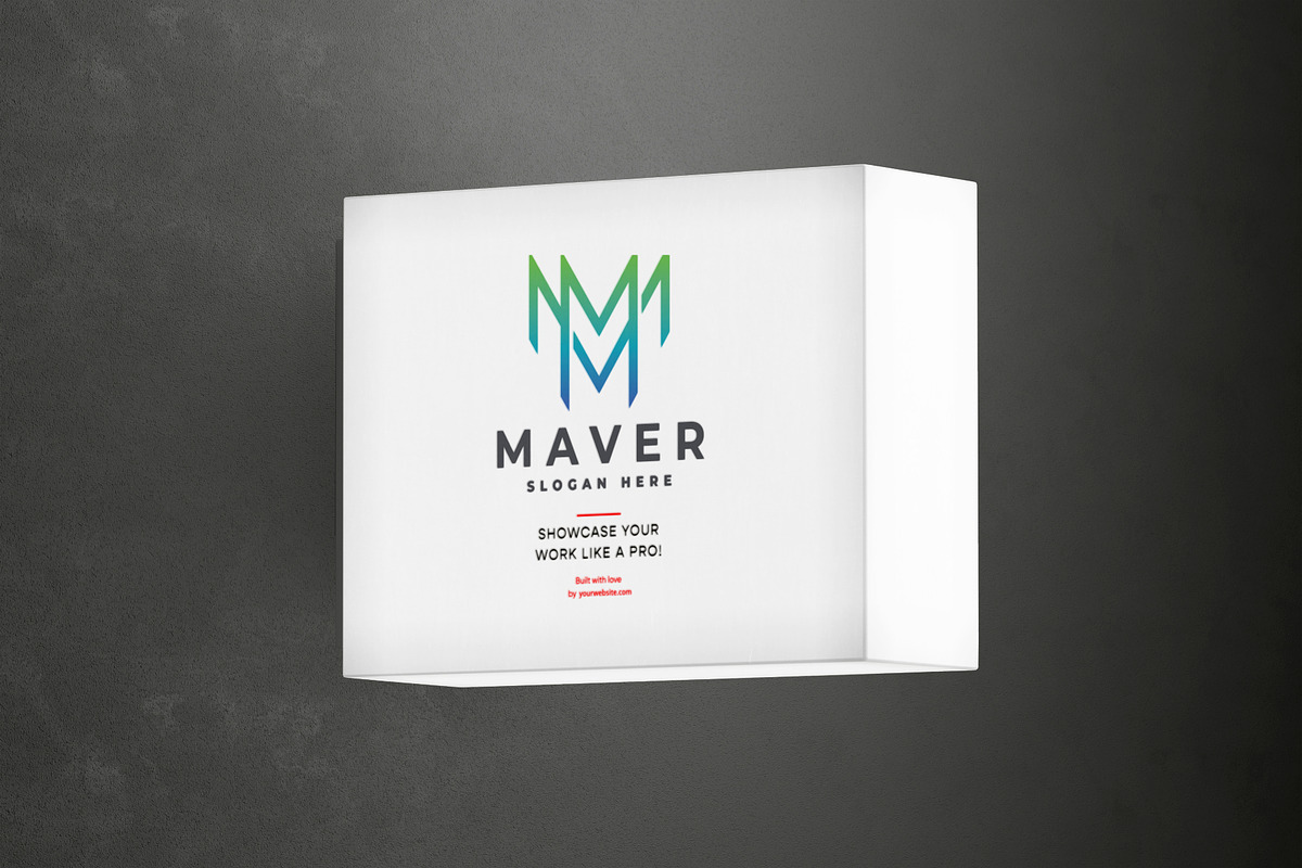 Maver Abstract M Logo, a Branding & Logo Template by Design_Planet (Photo 2 of 2)