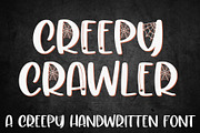 Creepy Crawler, Cute Halloween Font, a Sans Serif Font by Designing Digitals (Thumbnail 1 of 9)
