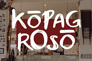 Kopag Roso - Handwriting Coffe Font, a Handwritten Font by twinstd (Thumbnail 1 of 10)