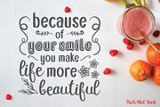 Double smoothie font duo & family, a Script Font by LTNG STUDIO (Thumbnail 8 of 11)