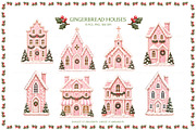Pink Gingerbread Houses, an Object Graphic by Euonia Meraki (Thumbnail 4 of 15)