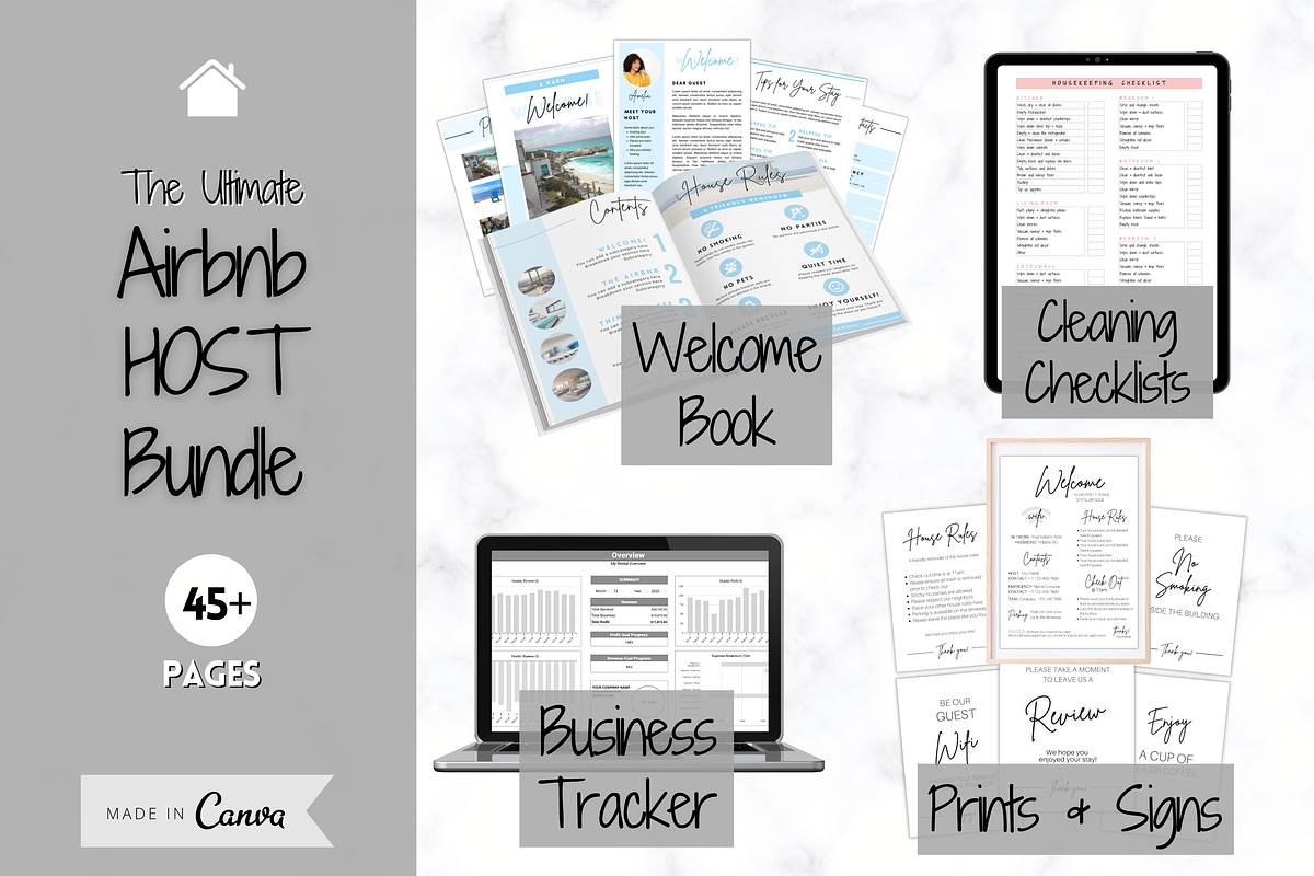 The Ultimate Airbnb Host BUNDLE!, a Poster Template by Templatables (Photo 1 of 11)