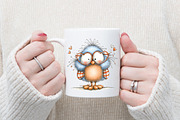 Whimsical Valentine Bird Clipart, an Illustration by designcity5 (Thumbnail 5 of 5)