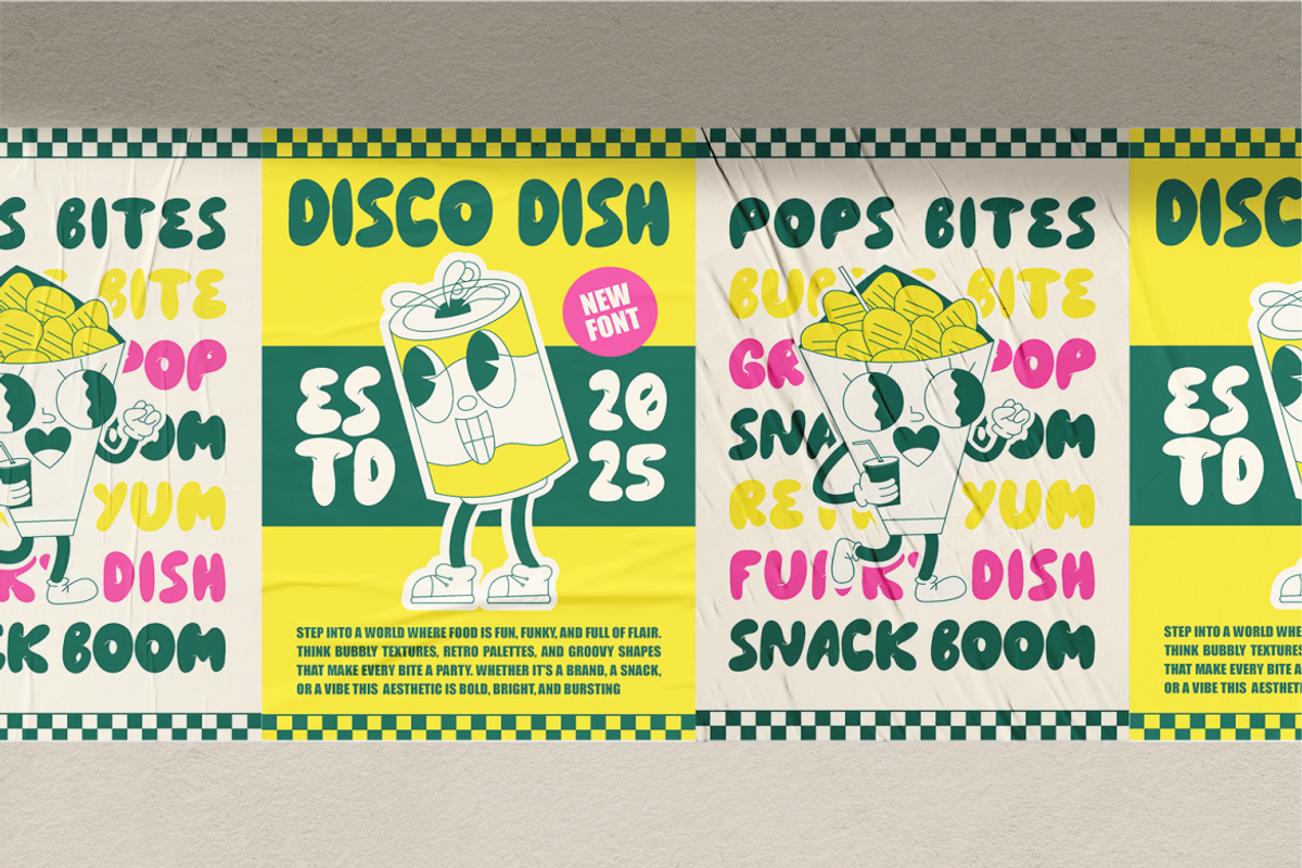 Glooma Display Bubble Font, a Font by PutraCetol Studio (Photo 4 of 5)