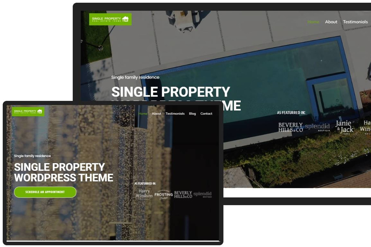 Single Property WordPress Theme, a WordPress Template by Your Theme Shop (Photo 6 of 6)