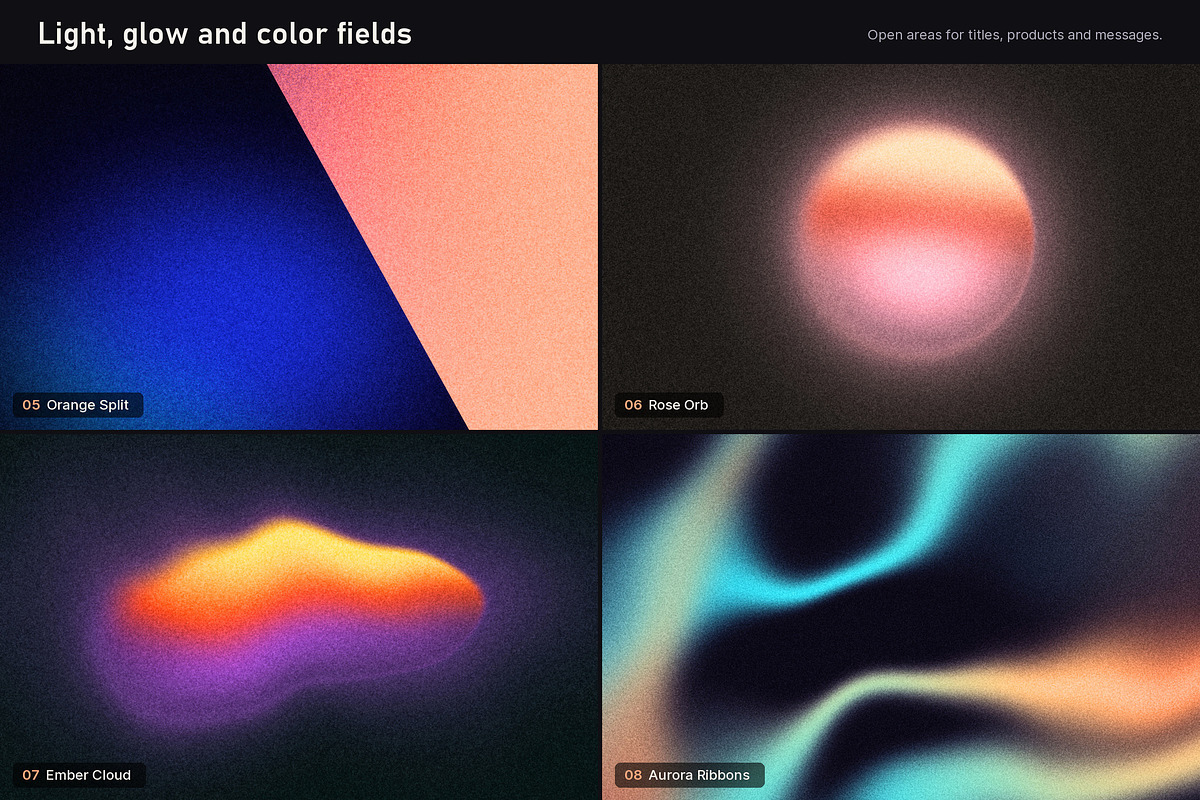 Grain Gradients - 12 JPG Backgrounds, a Background Graphic by Photocreo Michal Bednarek (Photo 3 of 6)