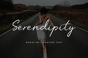 Serendipity Handwritten Font, a Script Font by UICreative (Thumbnail 1 of 6)